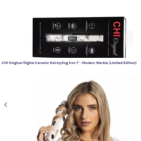 chi tourmaline ceramic flat iron - 1 - modern marble ++ FREE Case 🆕📦⌚🏃🏻💨⚡🚚 - Picture 10 of 16